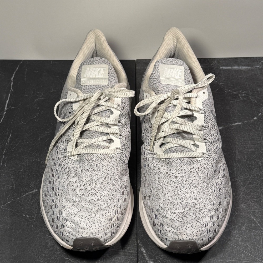 Mens Nike Zoom Pegasus 35 Shoes | Size 11.5 | Grey White Running Sneakers